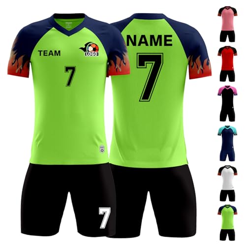 Benutzerdefinierte Fußballtrikots für Männer Frauen Kinder Erwachsene Personalisierte Fußball Uniform mit Name Nummer Logo von LAIFU