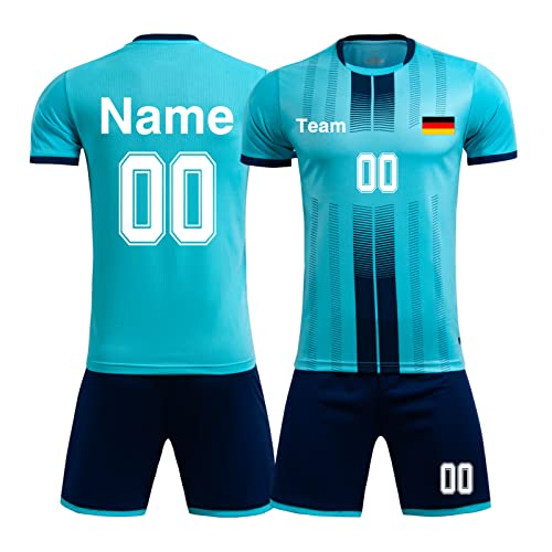 Fußball Trikot Personalisiert Kinder Jungs Trikot mit Eigenem Namen Nummer Team Logo von LAIFU