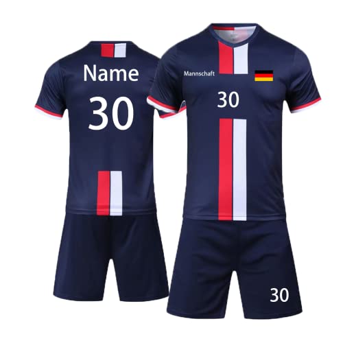 LAIFU Benutzerdefiniert Fussball Trikot Kinder Set und Erwachsene Set Personifizieren Name Nummer Mannschaft Fussball Trikots Herren und Frauen von LAIFU