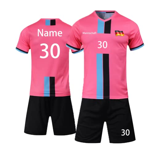 LAIFU Benutzerdefiniert Fussball Trikot Kinder Set und Erwachsene Set Personifizieren Name Nummer Mannschaft Fussball Trikots Herren und Frauen von LAIFU