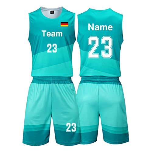 LAIFU Benutzerdefinierte Basketball Trikot Basketball Trikot Herren Individuell Gestaltbar Mit Beliebigem Namen und Nummer von LAIFU