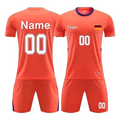 LAIFU Personalisierte Fussball Trikot Kinder Jungen | Trikot Kinder mit Eigenem Namen | Fußball Trikot Set | Fußball Geschenke von LAIFU