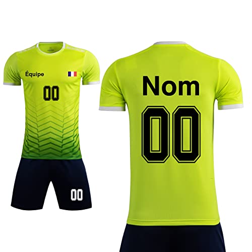 LAIFU Personalisiertes Trikot Kinder Herren Fußballtrikot Fussball Trikot Set Kinder Jungen von LAIFU