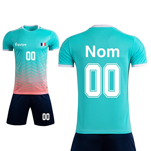 LAIFU Personalisiertes Trikot Kinder Herren Fußballtrikot Fussball Trikot Set Kinder Jungen von LAIFU