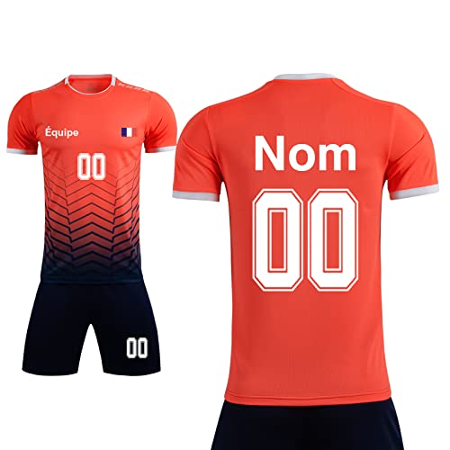 LAIFU Personalisiertes Trikot Kinder Herren Fußballtrikot Fussball Trikot Set Kinder Jungen von LAIFU