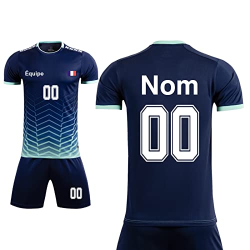 LAIFU Personalisiertes Trikot Kinder Herren Fußballtrikot Fussball Trikot Set Kinder Jungen von LAIFU