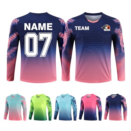 LAIFU Torwarttrikot Kinder Erwachsene Heim/Auswärts Torwarttrikot mit Namen Nummer Team Logo Torwart Trikot LAIFU Torwarttrikot Kinder Erwachsene Heim/Auswärts Torwarttrikot mit Namen Nummer Team Logo Torwart Trikot von LAIFU