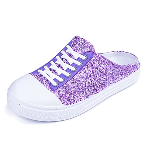 Damen Garten Clogs Frauen Atmungsaktive Schuhe Badeschuhe Strandschuhe Wasserschuhe Schuhe Hausschuhe Wanderschuhe Lila 2 40 von LAILI