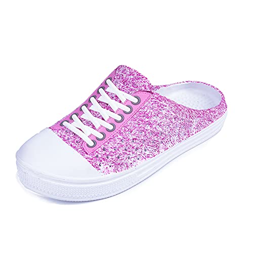 Damen Garten Clogs Frauen Atmungsaktive Schuhe Badeschuhe Strandschuhe Wasserschuhe Schuhe Hausschuhe Wanderschuhe Pink 2 41 von LAILI