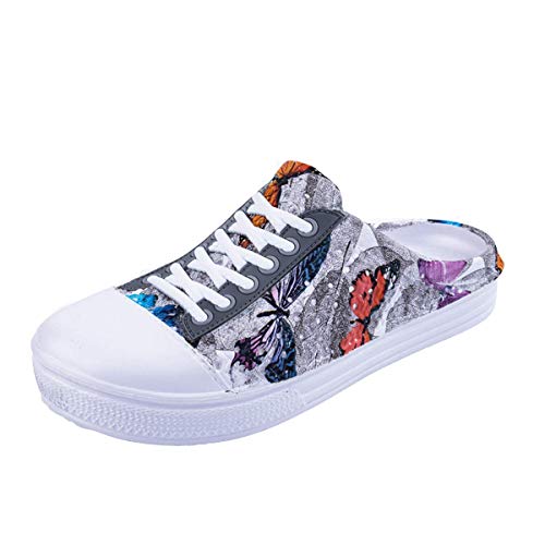 Frauen Garten Clogs Atmungsaktive Schuhe Badeschuhe Strandschuhe Wasserschuhe Schuhe Hausschuhe Wanderschuhe Modehausschuhe Reiseschuhe Grau 41 von LAILI