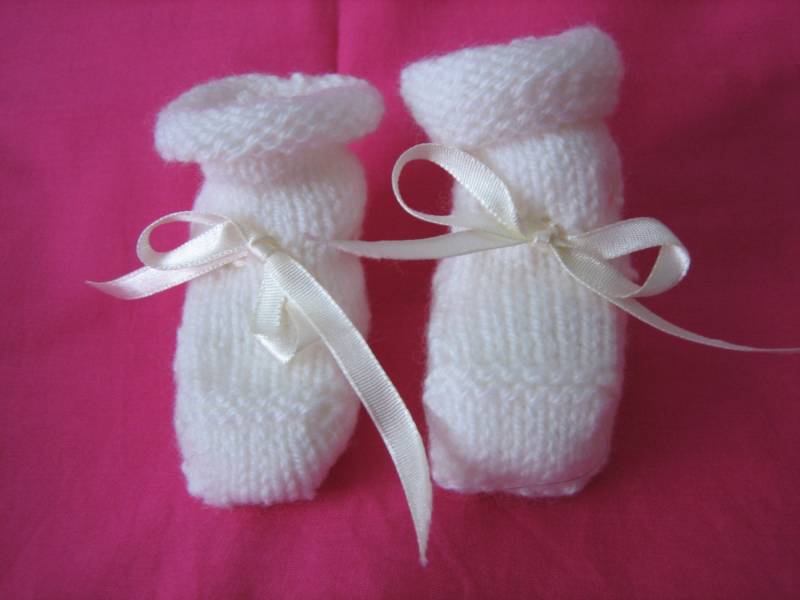 Baby Babyausstattung Bergère De France Wolle Hausschuhe von LAINEMERINOS