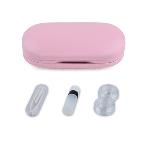 Brillenetui und Kontaktlinsenetui, 2-in-1-Kits, Haltbarkeit, tägliche Kontaktlinsenbehälter, Organizer für Reisen, Outdoor, den täglichen Gebrauch, PU-Komponenten-Objektivbox, a Brillenetui und Kontaktlinsenetui, 2-in-1-Kits, Haltbarkeit, tägliche Kontaktlinsenbehälter, Organizer für Reisen, Outdoor, den täglichen Gebrauch, PU-Komponenten-Objektivbox, a von LAIOUSN