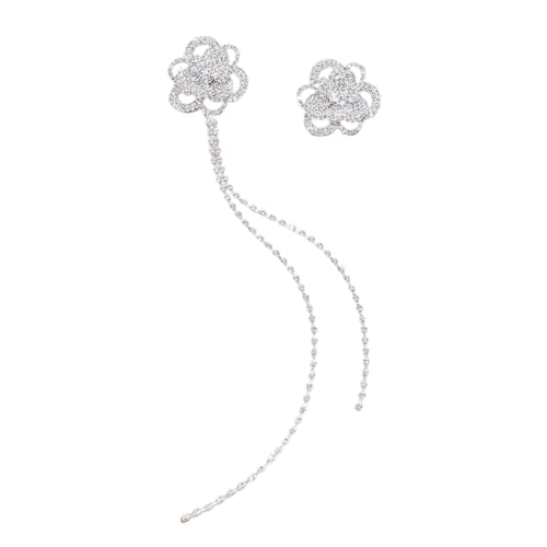 Funkelnde Strass-Blumen-Ohrringe, bequemes Tragen für den täglichen Gebrauch, Party-Accessoires, modischer Blumenschmuck, Geschenk, stilvolle Damen-Strass-Party-Ohrringe von LAIOUSN