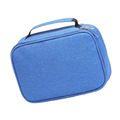 LAIOUSN Farbiges Federmäppchen mit 72 Fächern, Federmäppchen mit Reißverschluss, mit Griff, tragbarer Stift-Organizer für farbige Gel-Reisebox, blau, Mass Beauty LAIOUSN Farbiges Federmäppchen mit 72 Fächern, Federmäppchen mit Reißverschluss, mit Griff, tragbarer Stift-Organizer für farbige Gel-Reisebox, blau, Mass Beauty von LAIOUSN