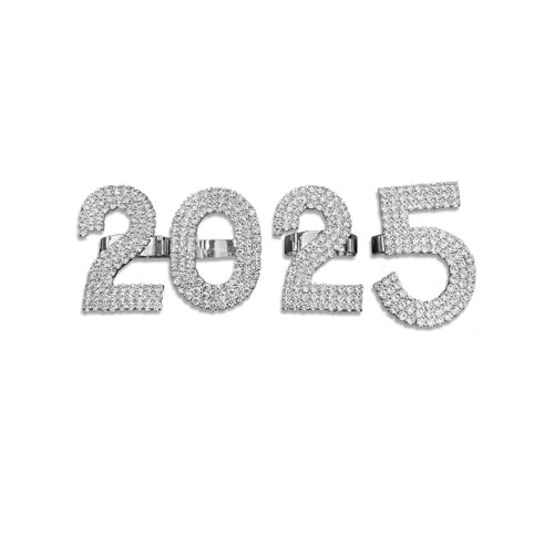 LAIOUSN Modische 2025 verstellbare Ringe, digitale Kombinationsringe, Set, Strasssteine, eingelegter Schmuck für Partys und Hochzeiten LAIOUSN Modische 2025 verstellbare Ringe, digitale Kombinationsringe, Set, Strasssteine, eingelegter Schmuck für Partys und Hochzeiten von LAIOUSN
