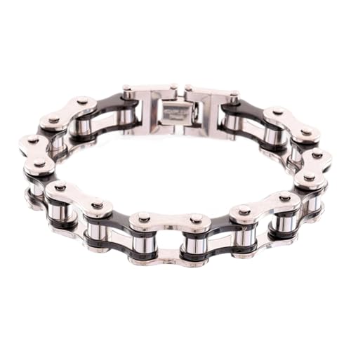 LAIOUSN Punk-Motorrad-Armreif, stilvoller Edelstahl-Biker-Schmuck für Herren, ergonomisches Design, Outdoor-Zubehör, edgy Punk-Design, Armreif, Einheitsgröße, Wie beschrieben LAIOUSN Punk-Motorrad-Armreif, stilvoller Edelstahl-Biker-Schmuck für Herren, ergonomisches Design, Outdoor-Zubehör, edgy Punk-Design, Armreif, Einheitsgröße, Wie beschrieben von LAIOUSN