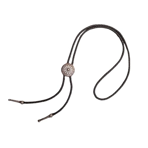 LAIOUSN Rodeos Kunstleder-Bolotie mit Blumenmuster, Metallanhänger, verstellbare Western-Krawatte für Männer und Frauen, Leder-Krawatte, Einheitsgröße, Wie beschrieben, Wie beschrieben LAIOUSN Rodeos Kunstleder-Bolotie mit Blumenmuster, Metallanhänger, verstellbare Western-Krawatte für Männer und Frauen, Leder-Krawatte, Einheitsgröße, Wie beschrieben, Wie beschrieben von LAIOUSN