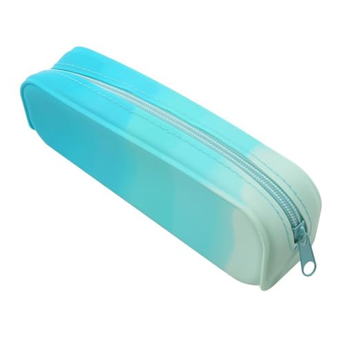 LAIOUSN Silikon-Stiftetui, wasserabweisend, großes Fassungsvermögen, Reise-Stift-Organizer, Schule, Büro, Spplies-Etui für Teenager, Farbverlauf, Smaragd LAIOUSN Silikon-Stiftetui, wasserabweisend, großes Fassungsvermögen, Reise-Stift-Organizer, Schule, Büro, Spplies-Etui für Teenager, Farbverlauf, Smaragd von LAIOUSN