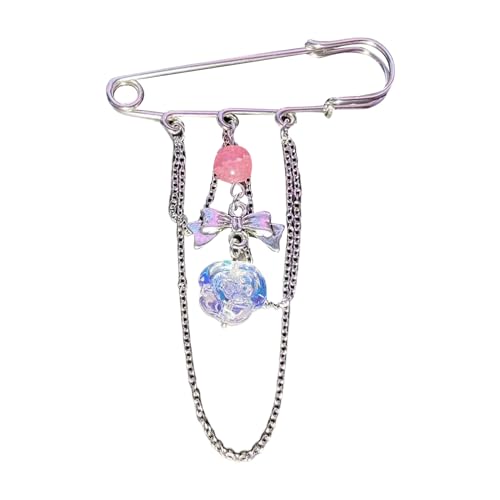 Moderne Kette Revers Pin Ornament Statement Badge Kette Anhänger Broschen Einzigartiger Anhänger für Rucksäcke und Kleidung von LAIOUSN