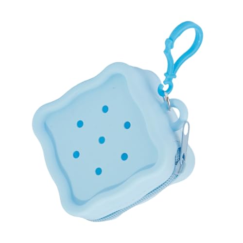 Silikon-Miniatur-Geldbörse, elastische Münzbörse, kreatives Loch-Design, Silikon-Kartenhalter für Schulbedarf, Aufbewahrung, Miniatur-Reißverschluss, Münztasche für Damen, blau, Einheitsgröße Silikon-Miniatur-Geldbörse, elastische Münzbörse, kreatives Loch-Design, Silikon-Kartenhalter für Schulbedarf, Aufbewahrung, Miniatur-Reißverschluss, Münztasche für Damen, blau, Einheitsgröße von LAIOUSN