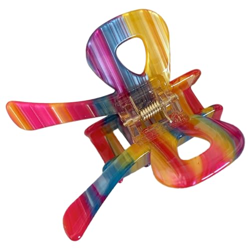 Stilvolle Haarspange für Damen, Schleifen-Optik, Haarspangen, Kopfbedeckung, Acetat, Krallenklammern, Schleife, Federklemme, Haar-Accessoires von LAIOUSN