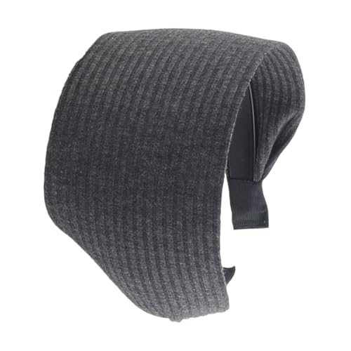 Stilvoller Strick-Haarreif, auffälliger Kopfschmuck, breite Kopfbedeckung für Make-up, Freizeitkleidung, für heiße Mädchen, Strick-Outfit von LAIOUSN