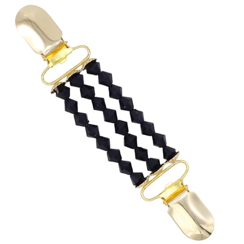 Vintage Perlen Pullover Cardigan Clip Elegant Kleidung Schmuck Acryl Textur Schal Geschenk für Frauen Schal, Einheitsgröße, Wie beschrieben von LAIOUSN