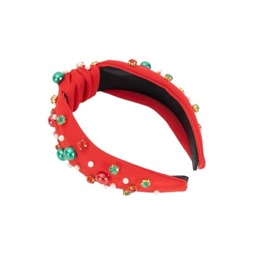 Christmas hair band Perlenknoten modische breite Kante Hohe Schädelspitze Haarnadel Personalized diamond setting Christmas hair band Perlenknoten modische breite Kante Hohe Schädelspitze Haarnadel Personalized diamond setting von LAJHDCG
