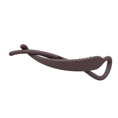 versatile banana clip Sommermode: Vertikale Haarnadel am Hinterkopf for eine stylische Hochsteckfrisur Multiple colors are available for selection(Grayish purple) von LAJHDCG
