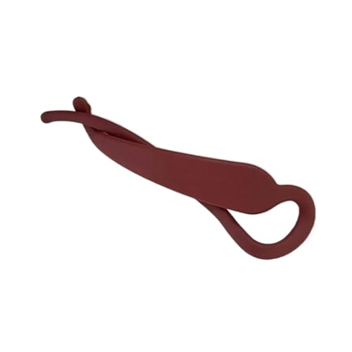 versatile banana clip Sommermode: Vertikale Haarnadel am Hinterkopf for eine stylische Hochsteckfrisur Multiple colors are available for selection(Wine red) von LAJHDCG