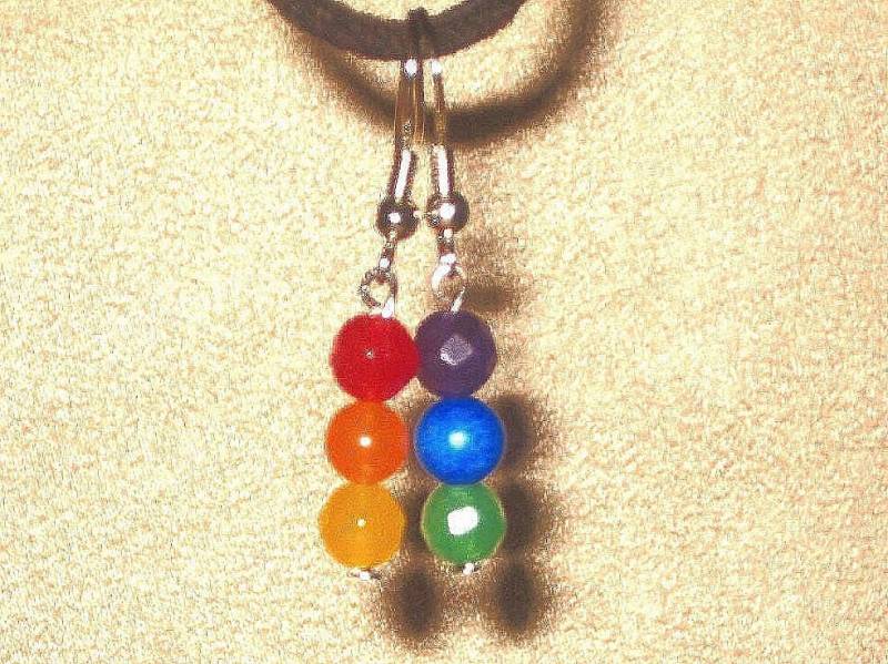 Regenbogen Candy Pride Ohrringe Regenbogen Candy Pride Ohrringe von LAJewelryStudio