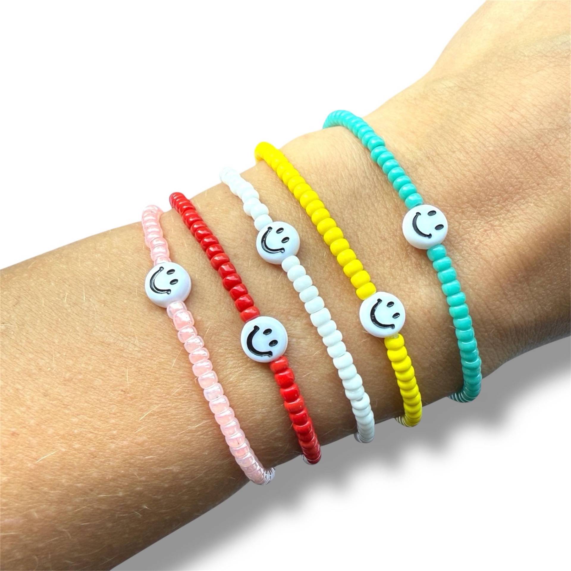 Smiley Armband Perlenarmband Happy Face Minimalistisch Sommer Elastisch Geschenk Für Freunde Schmuck Armkettchen Geschenkidee Kinder Smiley Armband Perlenarmband Happy Face Minimalistisch Sommer Elastisch Geschenk Für Freunde Schmuck Armkettchen Geschenkidee Kinder von LAKASTgeschenkideen