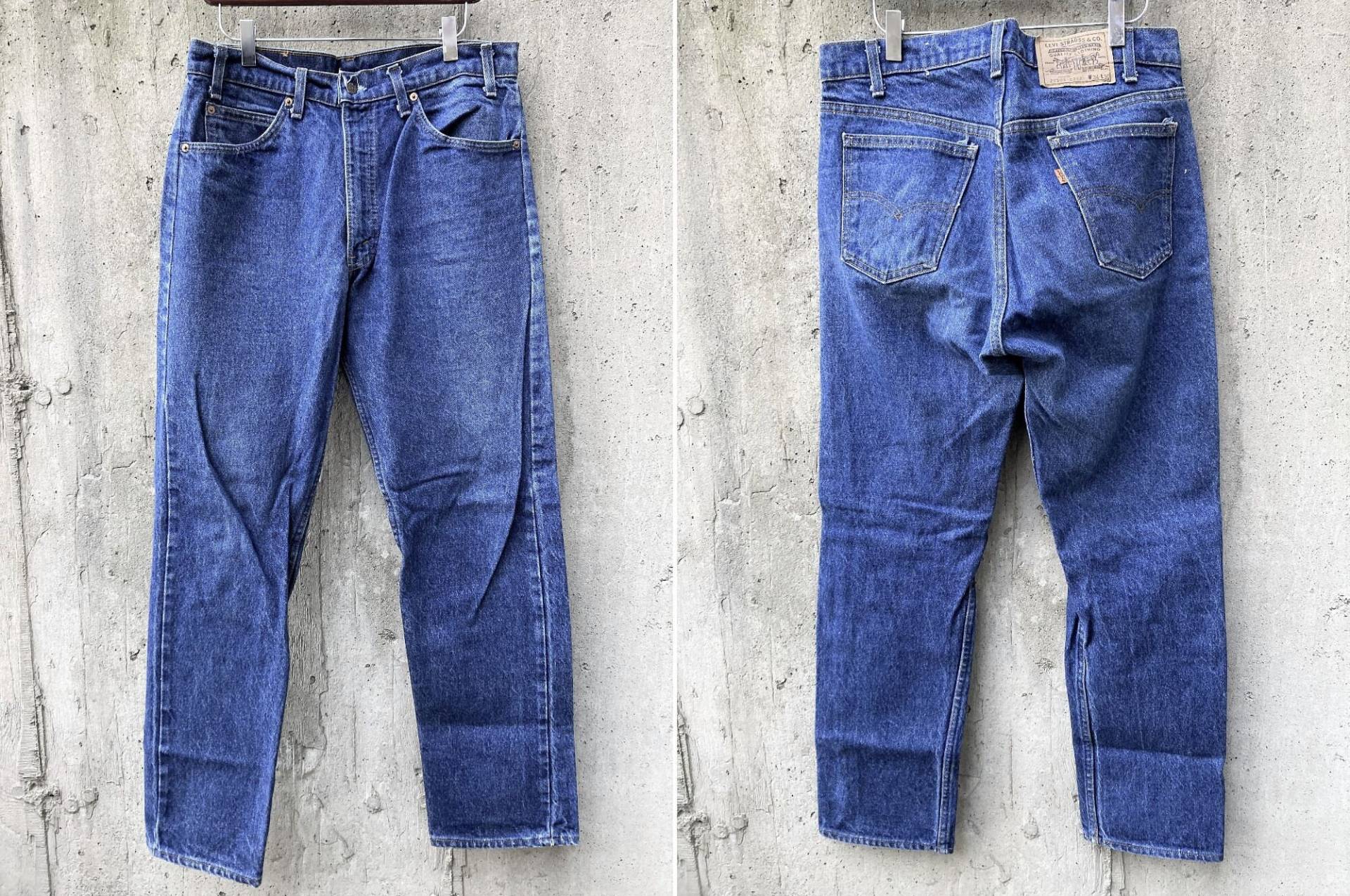 34x30.5 80Er Usa Levi Es 505 0217 Orange Tab Blue Jeans Vintage Original 34x30.5 80Er Usa Levi Es 505 0217 Orange Tab Blue Jeans Vintage Original von LAKICHOP