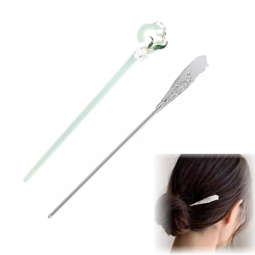 LAKJUOZ 2 Stück Haarnadel Haarstab Metall Silber Haarstäbchen Glänzend Lange Haarnadeln Chignon Pins Für Damen Brötchen Dekoratives Haar Feste Frisur LAKJUOZ 2 Stück Haarnadel Haarstab Metall Silber Haarstäbchen Glänzend Lange Haarnadeln Chignon Pins Für Damen Brötchen Dekoratives Haar Feste Frisur von LAKJUOZ