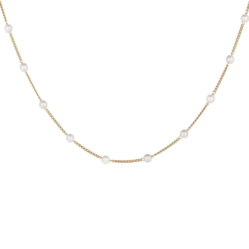 LAKJUOZ 2 Stück 14K Gold Perlen Kette Damen Frauen Silber Halskette Silberkette Goldkette Perlenkette Choker Kette Gold Halskette Kette Süßwasserperlen Halskette Frauen Geschenke Schmuck Damen LAKJUOZ 2 Stück 14K Gold Perlen Kette Damen Frauen Silber Halskette Silberkette Goldkette Perlenkette Choker Kette Gold Halskette Kette Süßwasserperlen Halskette Frauen Geschenke Schmuck Damen von LAKJUOZ
