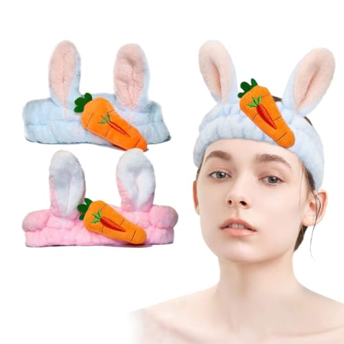 LAKJUOZ 2 Stück Haarband Schminken Make Up Haarband Elastische Korallen Fleece Haarbänder Kosmetik Haarband Hasenohren Haarband Für Beauty Waschen Gesicht Spa Yoga LAKJUOZ 2 Stück Haarband Schminken Make Up Haarband Elastische Korallen Fleece Haarbänder Kosmetik Haarband Hasenohren Haarband Für Beauty Waschen Gesicht Spa Yoga von LAKJUOZ
