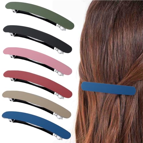 LAKJUOZ 6Er-Pack Haarspangen, Automatische Große Klassische Haarspangen Für Feines Und Mitteldickes Haar, Französischer Vintage-Haarschmuck Für Frauen LAKJUOZ 6Er-Pack Haarspangen, Automatische Große Klassische Haarspangen Für Feines Und Mitteldickes Haar, Französischer Vintage-Haarschmuck Für Frauen von LAKJUOZ