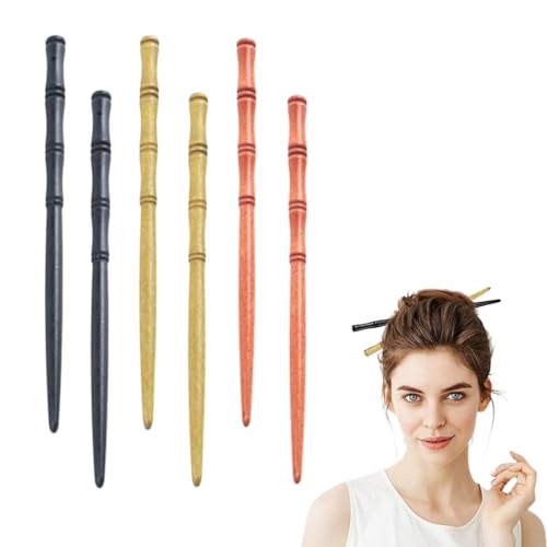 LAKJUOZ 6Pcs Retro Wooden Hair Holz Haarstäbchen, Haarstäbchen, Bambus Form, Haarhalter, Haarstäbchen Für Frauen, Holz Haarnadel, Haarstäbchen, Haarstäbchen Für Dutts, Haarstäbchen Für Frauen LAKJUOZ 6Pcs Retro Wooden Hair Holz Haarstäbchen, Haarstäbchen, Bambus Form, Haarhalter, Haarstäbchen Für Frauen, Holz Haarnadel, Haarstäbchen, Haarstäbchen Für Dutts, Haarstäbchen Für Frauen von LAKJUOZ