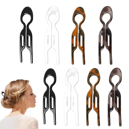 LAKJUOZ 8 Stück Hairpin Bobby Pins Hair Pin Kunststoffmaterial Hairpin Haarpin Fest Und Nicht Leicht Abzufallen Geeignet Für Frauen Mädchen Um Die Frisur Zu Fixieren von LAKJUOZ