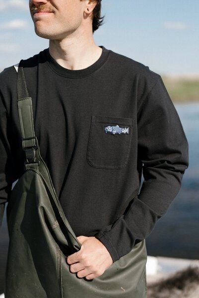 LAKOR Longsleeve aus Bio-Baumwolle - Mini Smoking Salmon von LAKOR