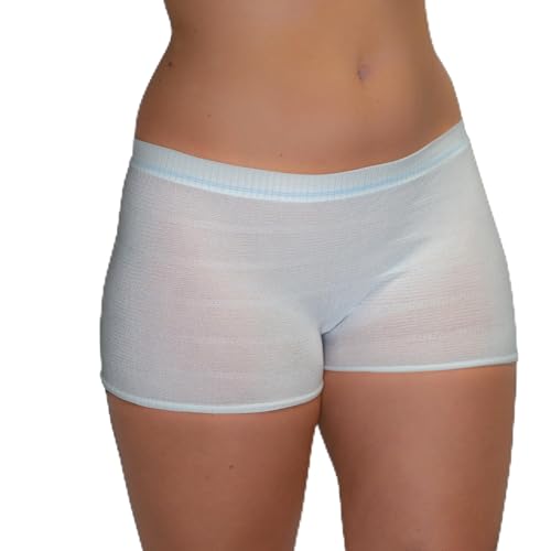 LAKY 7er Set Wochenbett Hosen Unterwäsche für nach der Geburt und bei Kaiserschnitt, den perfekten Sitz deiner Binden Einlagen, Weiß, S LAKY 7er Set Wochenbett Hosen Unterwäsche für nach der Geburt und bei Kaiserschnitt, den perfekten Sitz deiner Binden Einlagen, Weiß, S von LAKY