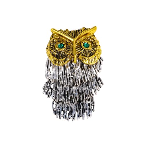 LAKYMIE Brosche Damen Anstecknadel Broschen Elegant Vintage Eule Brosche Pin Anstecknadeln für Pullover Schals Kleider Anzüge Rucksäcke Taschen Geschenk LAKYMIE Brosche Damen Anstecknadel Broschen Elegant Vintage Eule Brosche Pin Anstecknadeln für Pullover Schals Kleider Anzüge Rucksäcke Taschen Geschenk von LAKYMIE