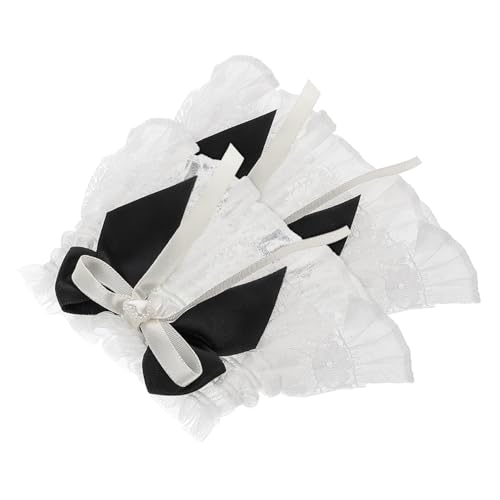 LALADEFIEE 1 Paar elegante Spitzenhandschuhe für Damen Halloween-Teeparty-Zubehör Handfesseln von LALADEFIEE