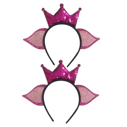 LALADEFIEE 2stücke Haarreifen Im Sternzeichen-stil Dekorative Stirnbänder Für Mädchen Kronen-haarreifen Mit Motiven Festival Und Party-kopfbedeckungen von LALADEFIEE