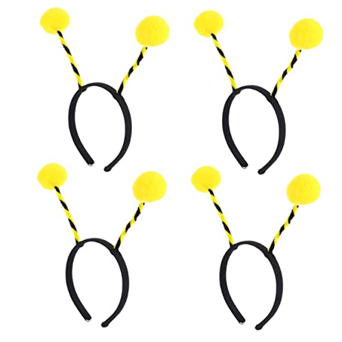 LALADEFIEE 4stücke Antenne Biene Tentakel Stirnband Cosplay Haarschmuck Für Junge Mädchen Halloween Karneval Party Accessoires von LALADEFIEE