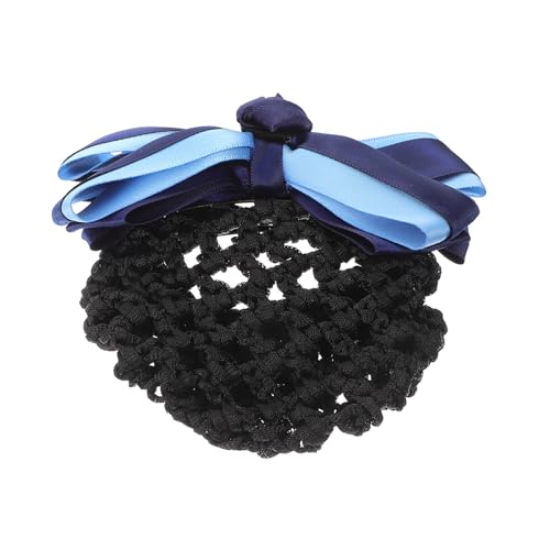 LALADEFIEE Haarnetz Für Frauen Mit Schleife Als Abdeckung Für Dutts Maschen-haarnetz Aus Häkelarbeit Haarnetz Für Hochsteckfrisuren Praktisches Haar-accessoire von LALADEFIEE