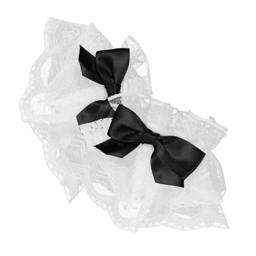 LALADEFIEE 1 Paar Lolita-Handgelenkmanschetten aus Spitze für Damen modisches Accessoire fingerlose Handschuhe für Kleider von LALADEFIEE