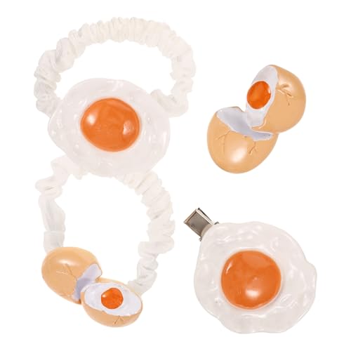 LALADEFIEE Pochierte Ei Haarklammern Haarspangen Satz für Frauen Kreativer Cartoon Haarschmuck Süßes Haarzubehör für Tägliches Styling und Besondere Anlässe Minimalistisch Leicht Angenehm zu Tragen LALADEFIEE Pochierte Ei Haarklammern Haarspangen Satz für Frauen Kreativer Cartoon Haarschmuck Süßes Haarzubehör für Tägliches Styling und Besondere Anlässe Minimalistisch Leicht Angenehm zu Tragen von LALADEFIEE