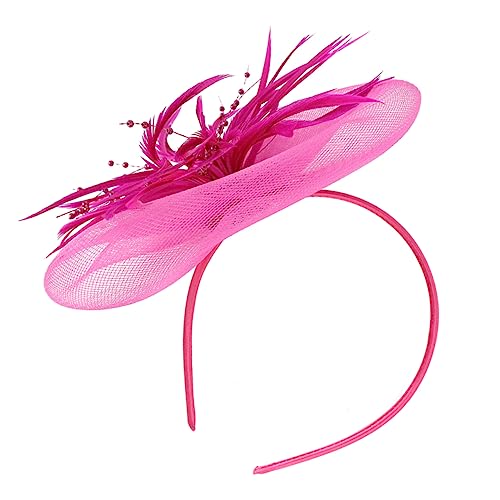 LALADEFIEE Net Garn Künstliche Schleife Haar Clip Elegante Kopfschmuck Party Kopfbedeckungen von LALADEFIEE