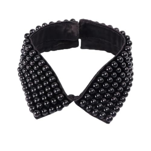 LALADEFIEE Stylischer Fake Kragen Für Damen Vielseitiger Halskragen Mit Und Spitze Modisches Kleidungszubehör Ideal Für Elegante Outfits Und Besondere Anlässe von LALADEFIEE